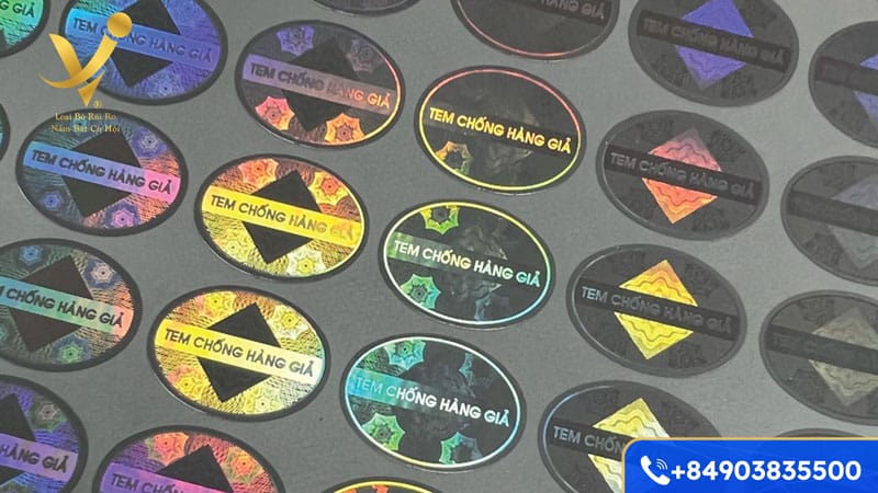 Tem Hologram 7 màu