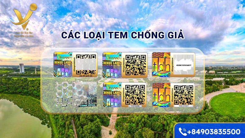 Các loại tem chống hàng giả tại Bình Dương phổ biến