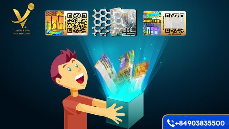 Các loại tem chống hàng giả tại Long An phổ biến