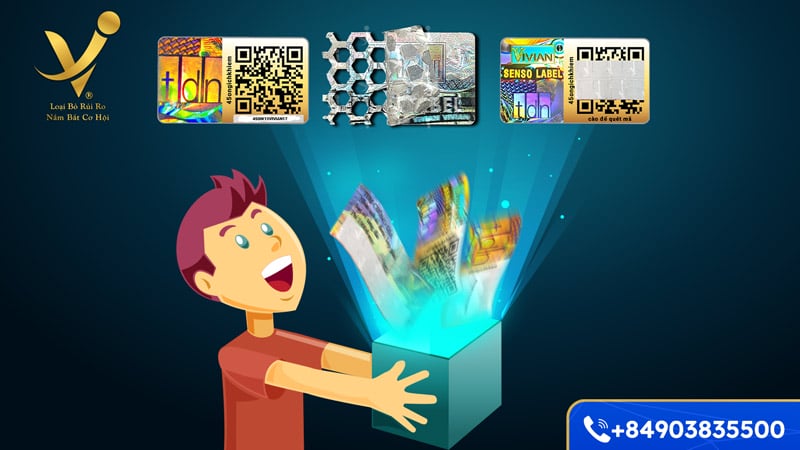 Các loại tem chống hàng giả tại miền Nam phổ biến