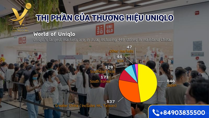 Giá trị thương hiệu và thị phần của thương hiệu Uniqlo