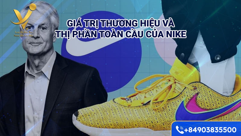 Giá trị thương hiệu và thị phần toàn cầu của Nike
