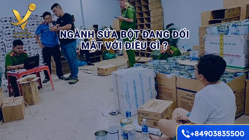 Ngành sữa bột đang đối mặt với điều gì?