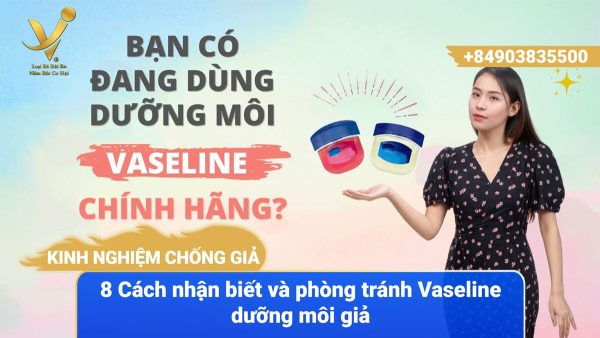 8 Cách nhận biết và phòng tránh Vaseline dưỡng môi giả