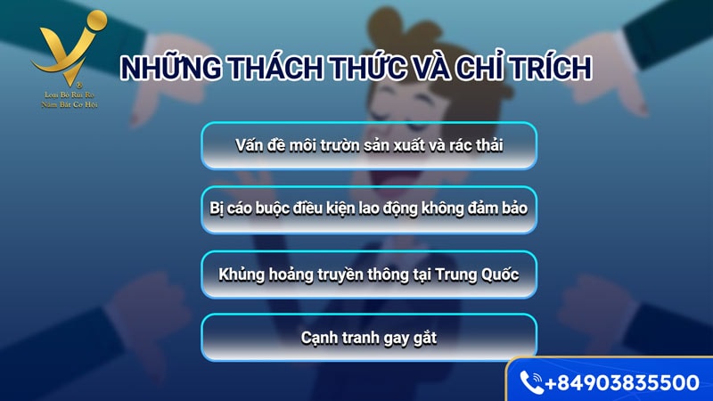 Những thách thức và chỉ trích
