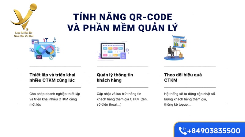 Tính năng nổi bật QR Code quà tặng